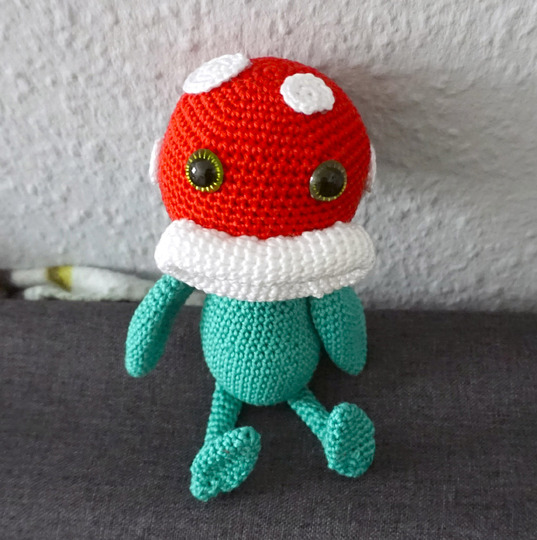 Häkelanleitung: Amigurumi Piranha-Pflanze