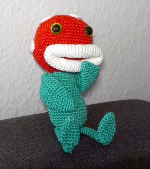 Häkelanleitung: Amigurumi Piranha-Pflanze