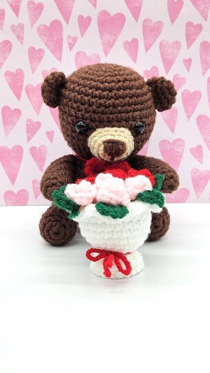 Beary Sweet Valentines- Crochet Amigurumi Pattern- English