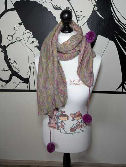 Serotonin - a shawl in a special way