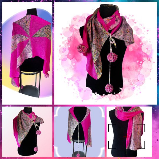 Serotonin - a shawl in a special way