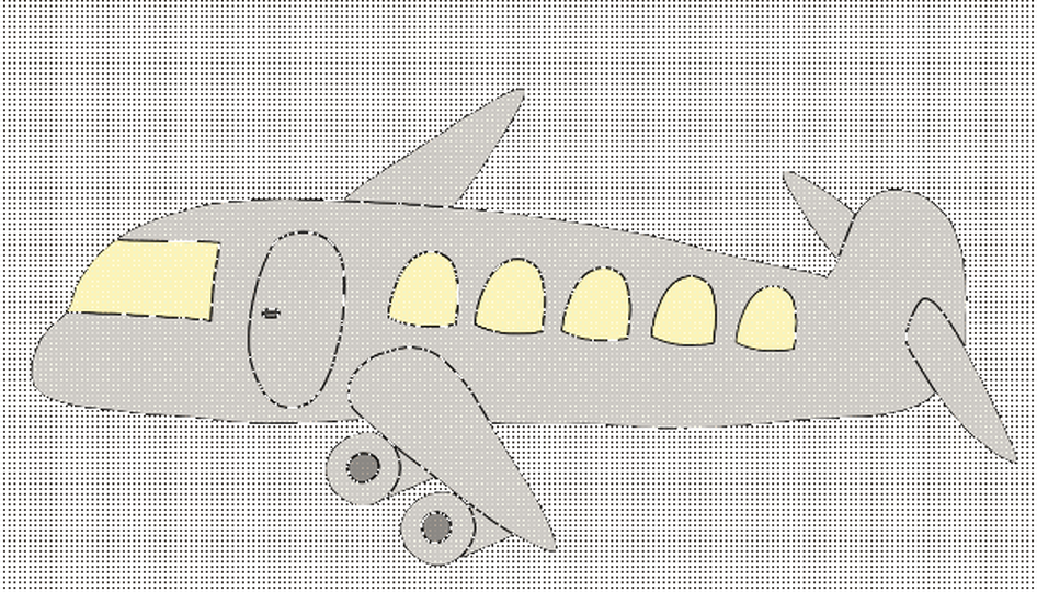 Flugzeug Stickanleitung