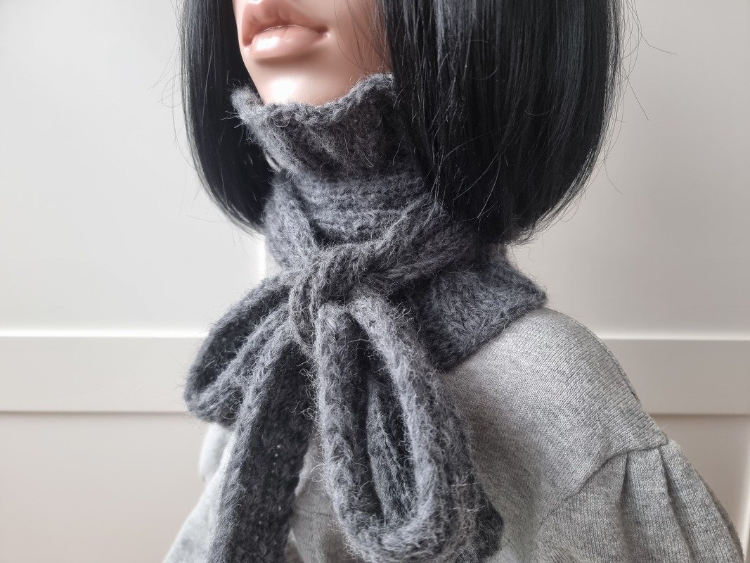 "Trend 2026" Kragen-, Rüschenschal stricken Kostenlose Strickanleitung - Bild 11