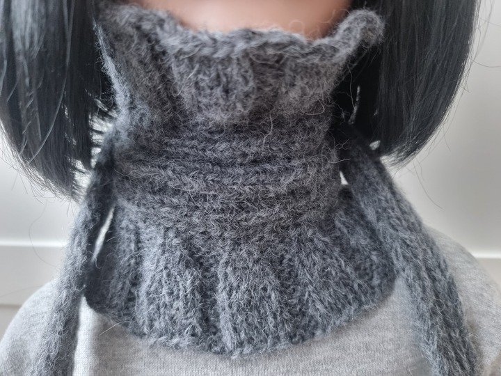 "Trend 2026" Kragen-, Rüschenschal stricken Kostenlose Strickanleitung