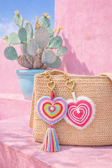 Boho Heart Crochet Pattern – Variable Sizes Souvenir, Gift, Valentine’s Day