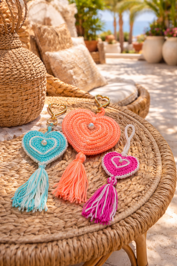 Boho Hearts - Crochet Pattern English and German