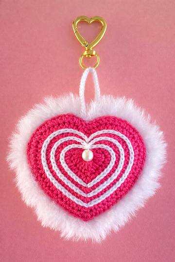 Boho Herzen variable Größen Häkelanleitung Souvenir, Geschenk, Valentinstag