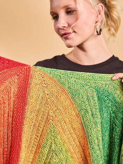 MODELL DAVINA …AUS DREIECKEN GESTRICKT