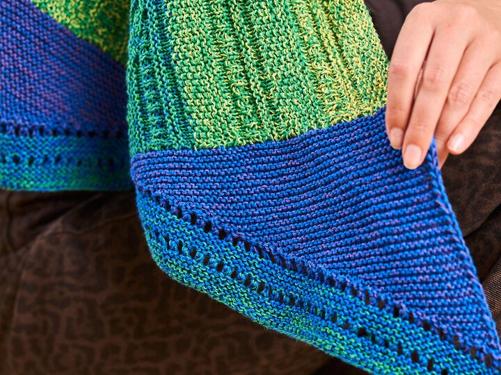 MODELL DAVINA …AUS DREIECKEN GESTRICKT