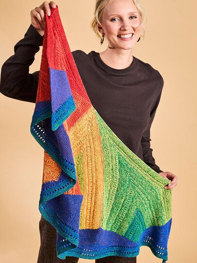 MODELL DAVINA …AUS DREIECKEN GESTRICKT