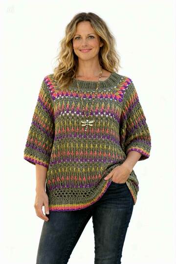 Häkelanleitung Ponchopulli Kuschelzeit