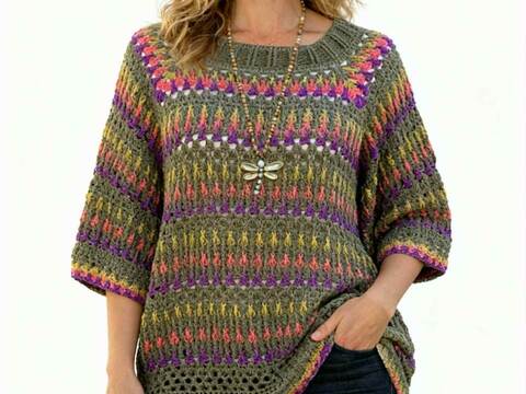 Häkelanleitung Ponchopulli Kuschelzeit