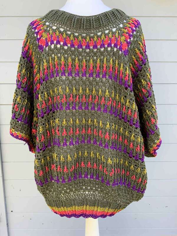 Häkelanleitung Ponchopulli Kuschelzeit - Bild 2