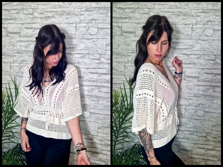 268 Häkelanleitung Häkelshirt Tunika Sommerwind Sanny