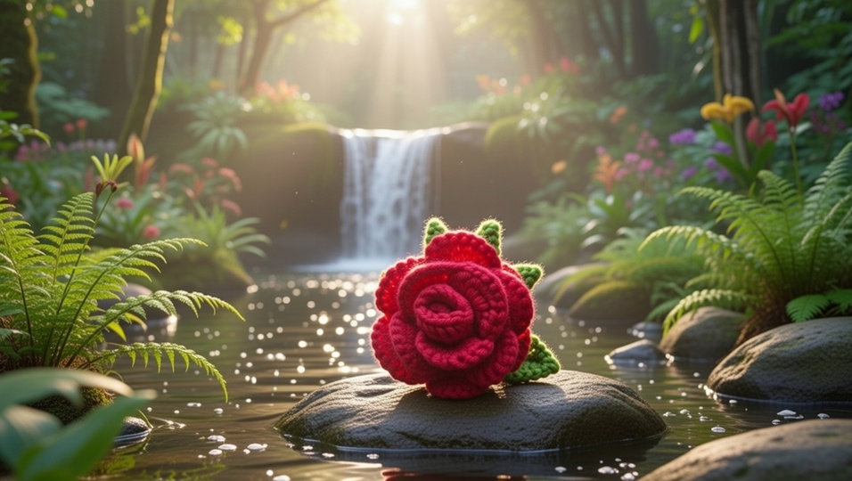 Häkelanleitung 3D Blume PDF mit Fotoanleitung & Video Tutorial