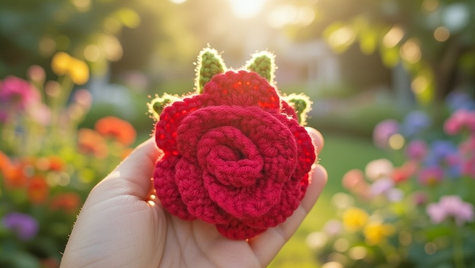 Häkelanleitung 3D Blume PDF mit Fotoanleitung & Video Tutorial