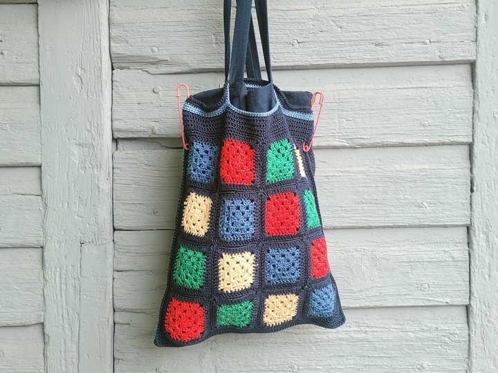 Granny Square Einkaufstasche