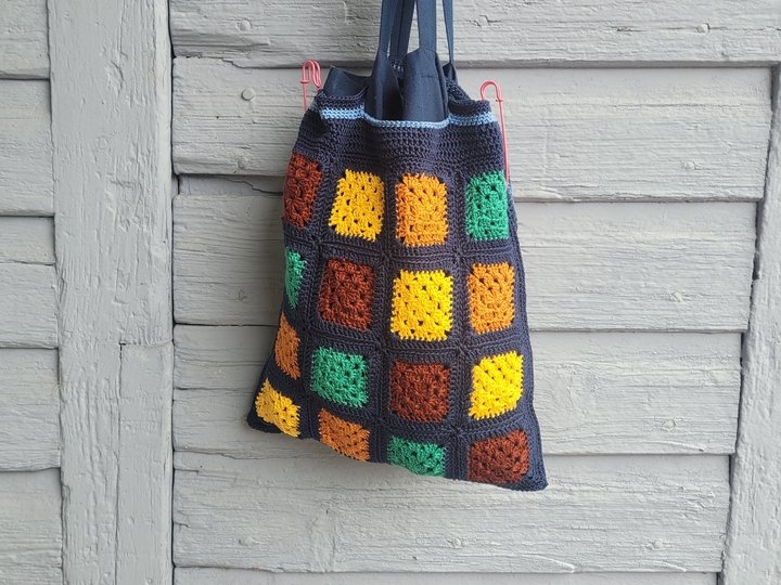 Granny Square Einkaufstasche