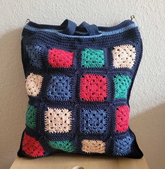 Granny Square Einkaufstasche
