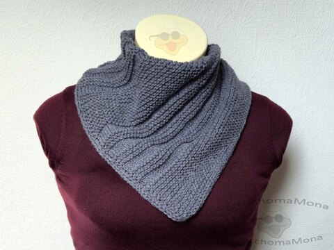 Fix gestricktes Tuch / Halstuch „Flotti“ für die ganze Familie / Anleitung