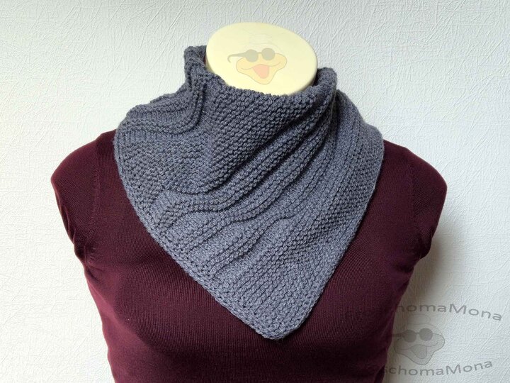 Fix gestricktes Tuch / Halstuch „Flotti“ für die ganze Familie / Anleitung