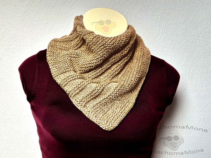 Fix gestricktes Tuch / Halstuch „Flotti“ für die ganze Familie / Anleitung