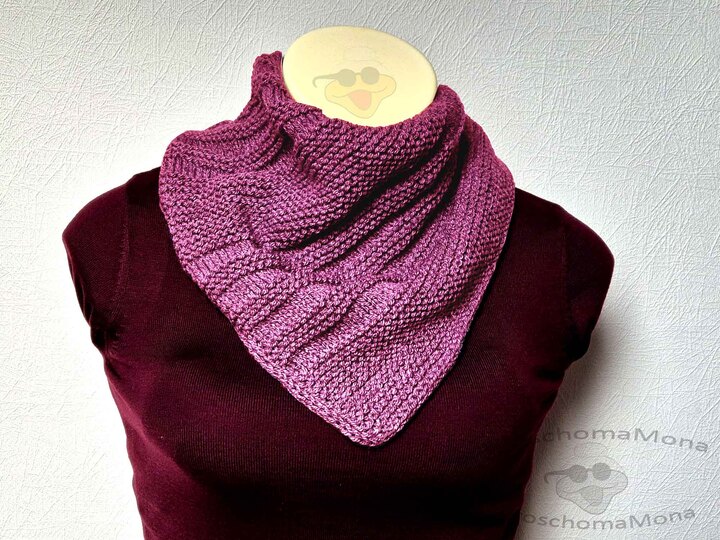 Fix gestricktes Tuch / Halstuch „Flotti“ für die ganze Familie / Anleitung