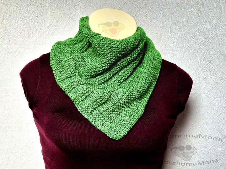 Fix gestricktes Tuch / Halstuch „Flotti“ für die ganze Familie / Anleitung