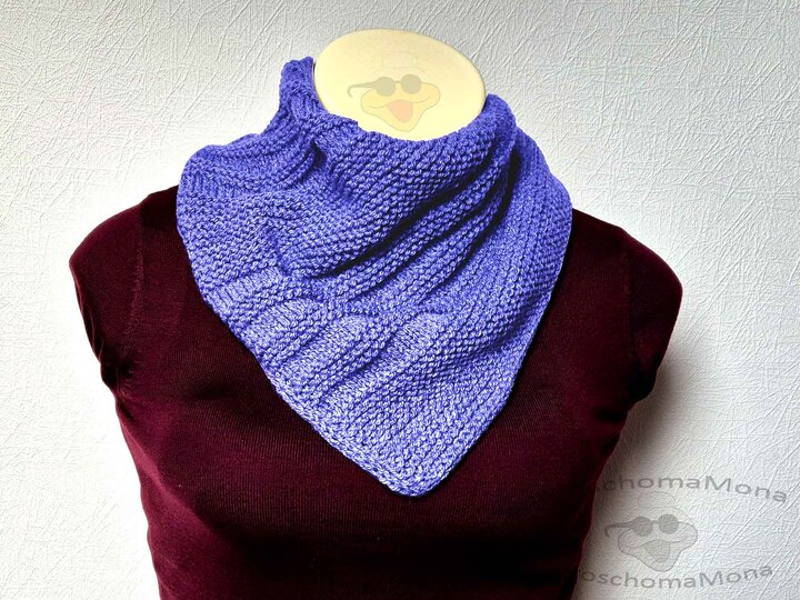 Fix gestricktes Tuch / Halstuch „Flotti“ für die ganze Familie / Anleitung