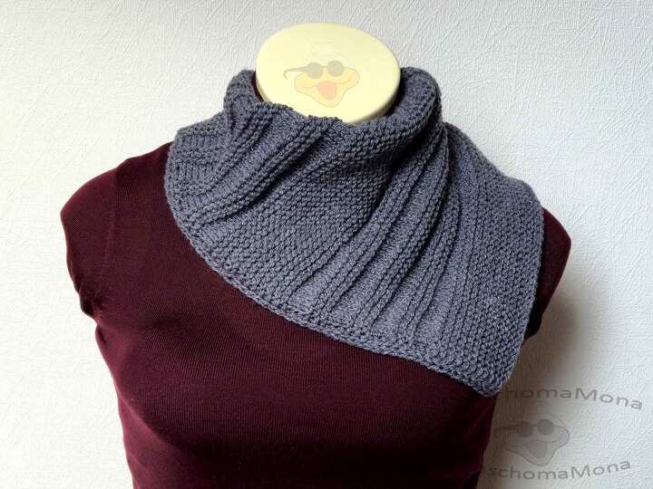 Fix gestricktes Tuch / Halstuch „Flotti“ für die ganze Familie / Anleitung