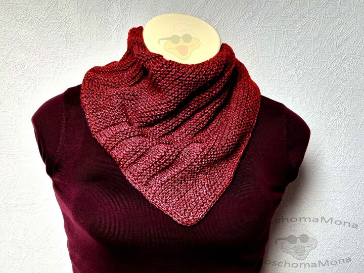 Fix gestricktes Tuch / Halstuch „Flotti“ für die ganze Familie / Anleitung