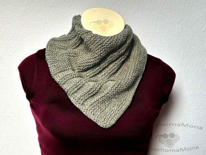 Fix gestricktes Tuch / Halstuch „Flotti“ für die ganze Familie / Anleitung