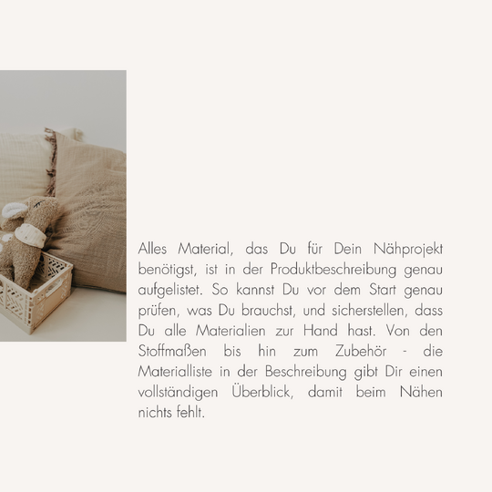 E-Book Reh Emmi - Nähanleitung und Schnittmuster