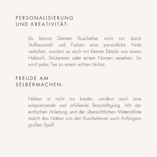 E-Book Schneehase Reeni - Nähanleitung und Schnittmuster