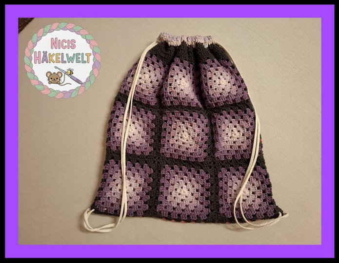 Rucksack - Beutel Häkelanleitung