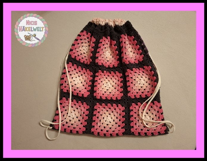 Rucksack - Beutel Häkelanleitung