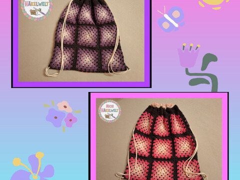 Rucksack - Beutel Häkelanleitung