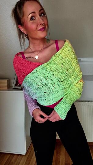 Ärmelschal Hilde häkeln