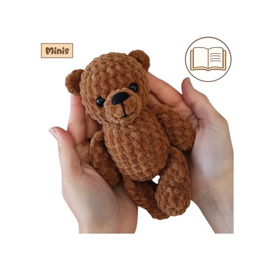 Den kleinen Bären häkeln – ausführliche Amigurumi Häkelanleitung (PDF)