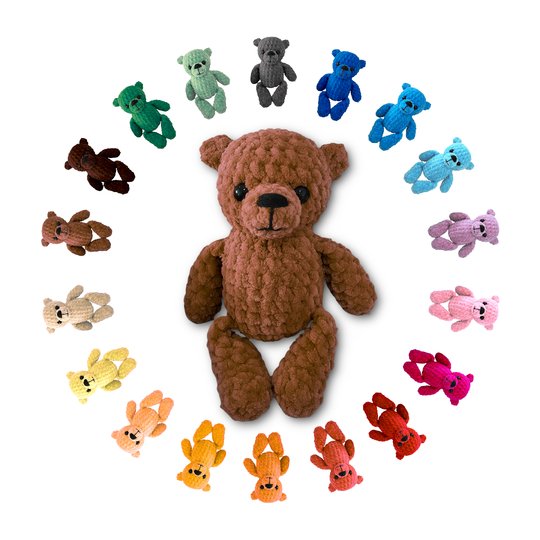 Den kleinen Bären häkeln – ausführliche Amigurumi Häkelanleitung (PDF)