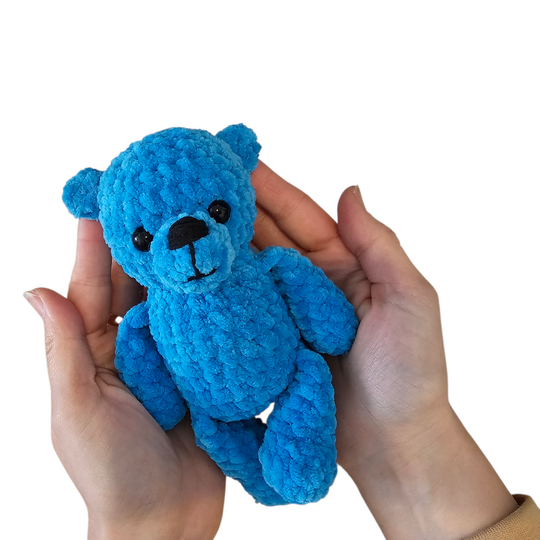 Häkelanleitung kleiner Teddy – Amigurumi Bär (PDF) – Geschenk zur Geburt