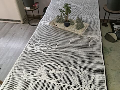 Tischdecke Ente Tischläufer Häkelanleitung