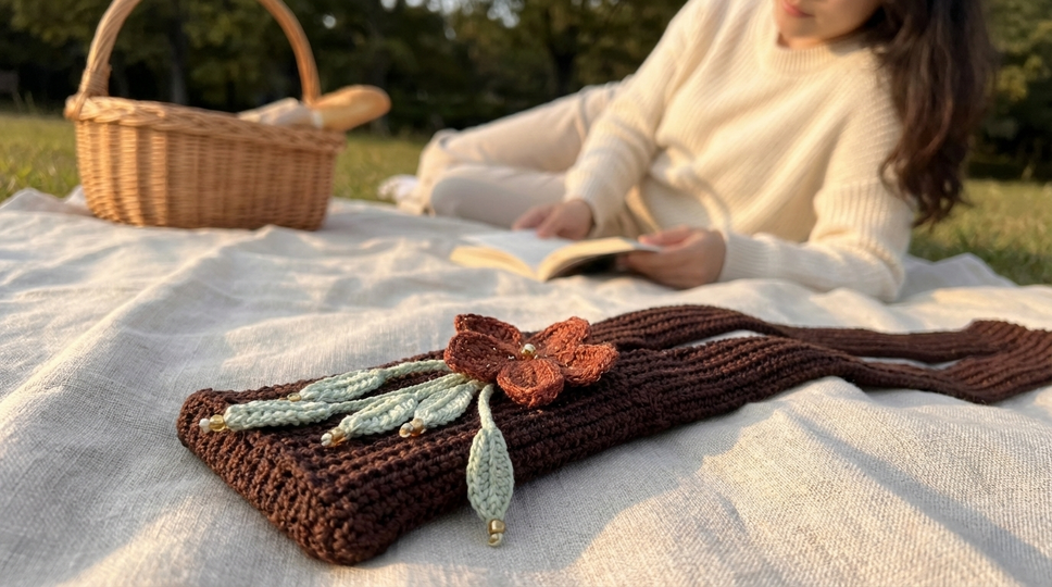 Häkelanleitung Handytasche Schlauch "Poppy" – Vielseitig & Stylisch