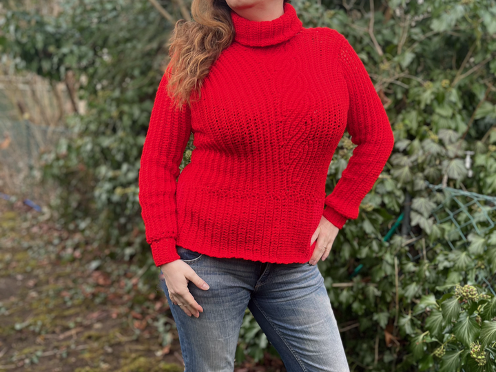 Crochet Pattern Sweater "Nordic Knot§