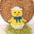 Crochet Pattern: No Sew Baby Chick in Egg Plush Toy - Beginner-Friendly