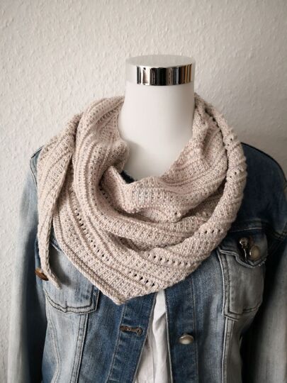 Nila –Tuch stricken – PDF Anleitung