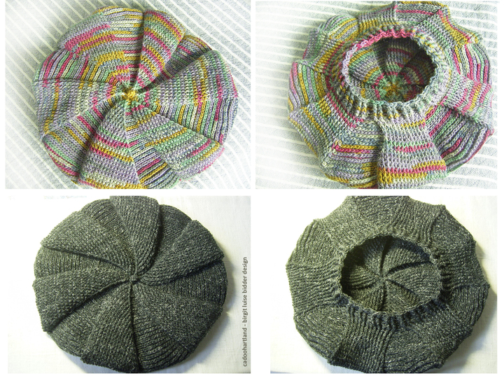 Crochet Beret Basque "Ma Linna", Sizes M-L, (PDF Pattern)