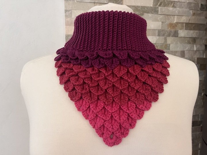 Anleitungsset Dragons - Armstulpen, Schulterwärmer & Schalkragen