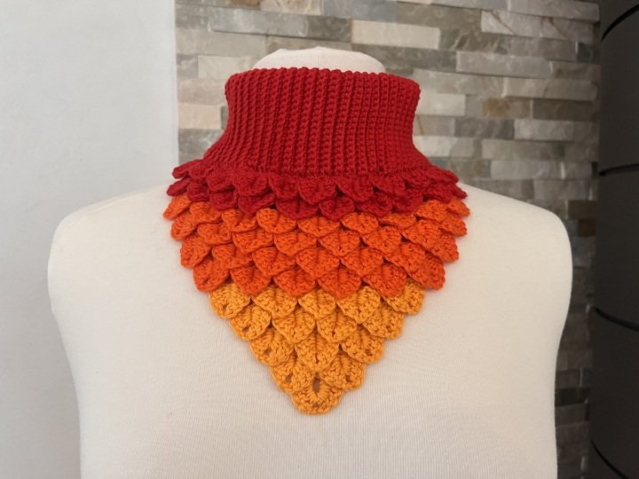 Anleitungsset Dragons - Armstulpen, Schulterwärmer & Schalkragen