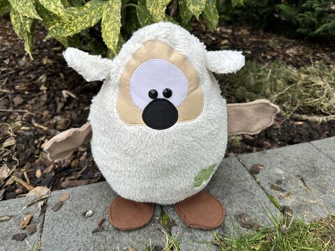 Nähanleitung - Kuschelmonster "Sheepy"